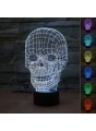 Lampe 3D Tête de Mort