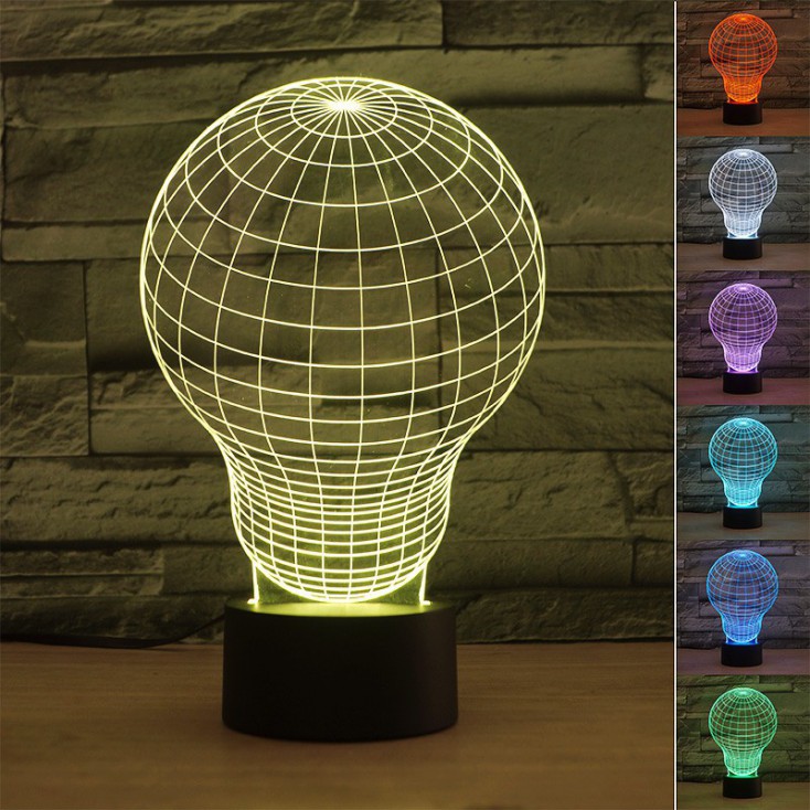 Lampe 3D  LED Ampoule  TechnoBoutique