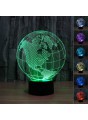 Lampes 3D LED Globe