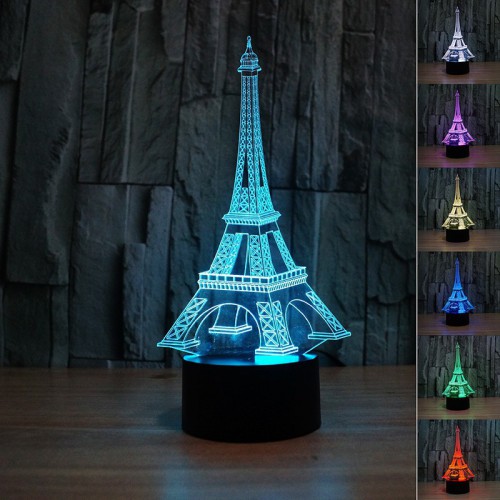 Lampe 3D LED Tour Eiffel