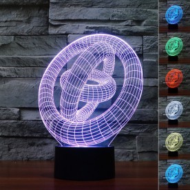 Lampe 3D LED Abstrait 1