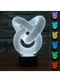 Lampe 3D LED Abstrait 2