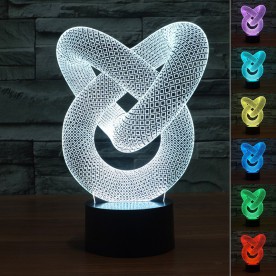 Lampe 3D LED Abstrait 2