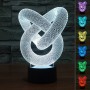 Lampe 3D LED Noeud