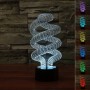 Lampe 3D LED Spirale