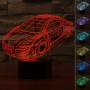Lampe 3D LED Voiture Sport