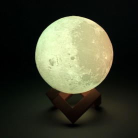 Lampe 3D LED Ourson Lune