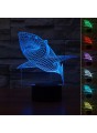 Lampe 3D LED Requin