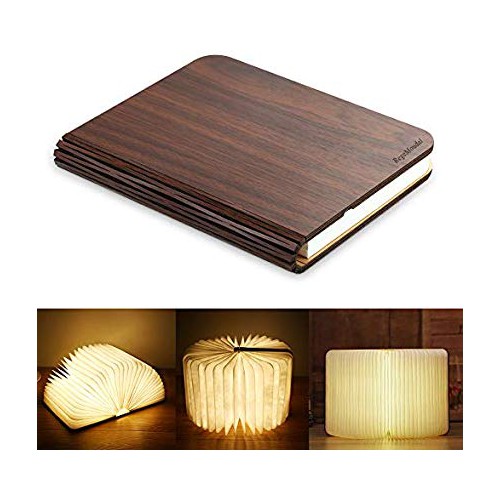 Walnut Book Lamp