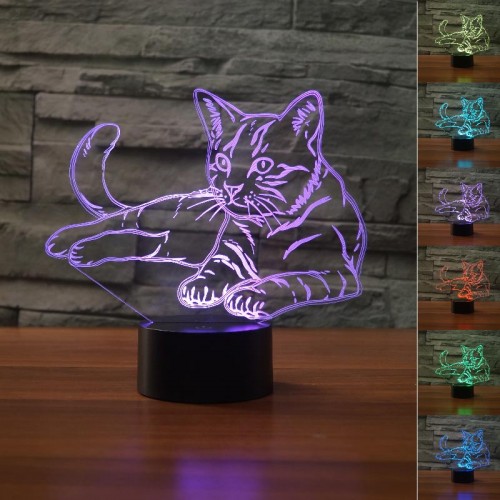 Lampe 3D LED Chat