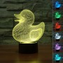 Lampe 3D LED Petit Canard