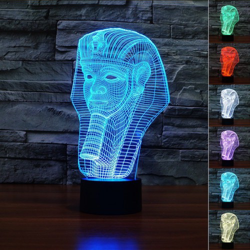 Lampe 3D LED Pharaon