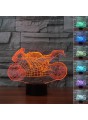 Lampe 3D LED Moto