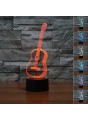 Lampe 3D LED Guitare