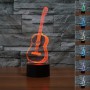 Lampe 3D LED Guitare